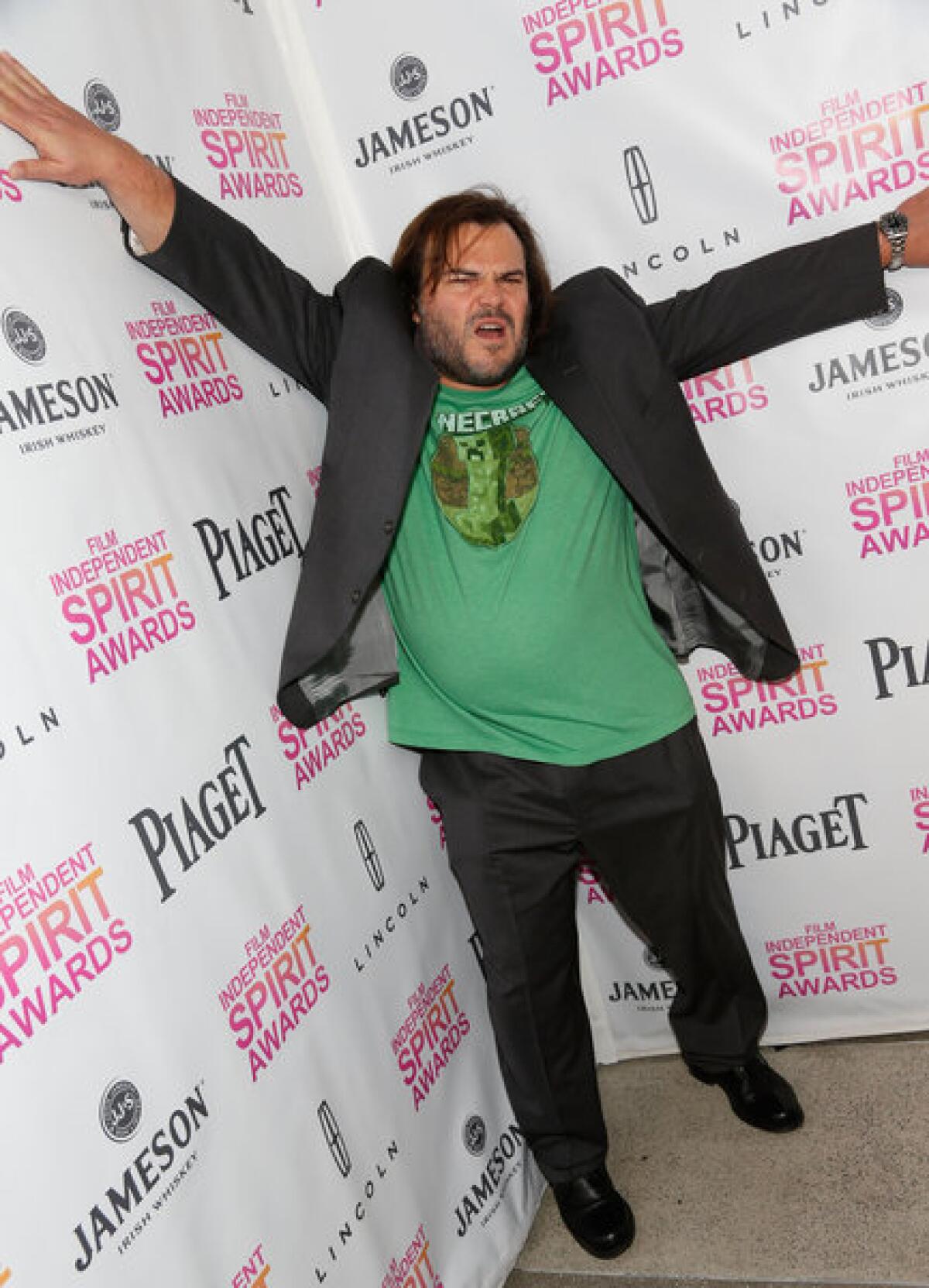 Actor, musician and funnyman Jack Black attends the 2013 Independent Spirit Awards nominees brunch in January. Black is slated to emcee the REDCAT gala on Saturday.