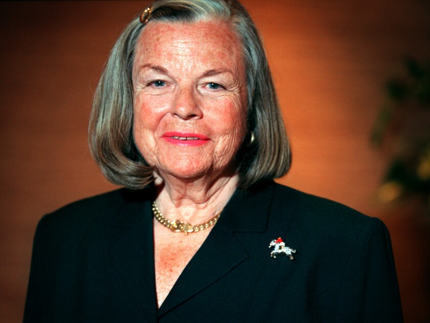 JOAN Irvine SMITH, Philanthropist and Environmental Activist IMG JOAN Irvine SMITH, Philanthropist and Environmental Activist