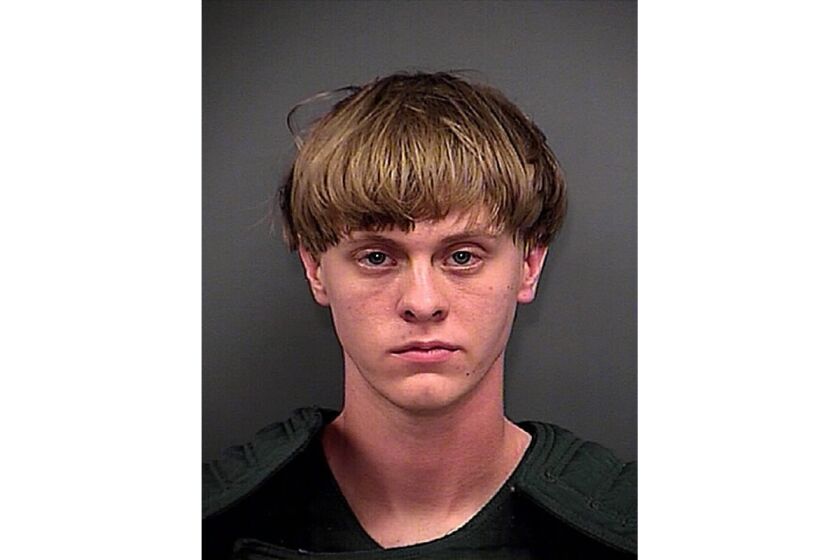 Booking photo of Dylann Storm Roof, who is charged with murder in the shooting deaths of nine people Wednesday night at the historic Emanuel AME Church in Charleston, S.C.