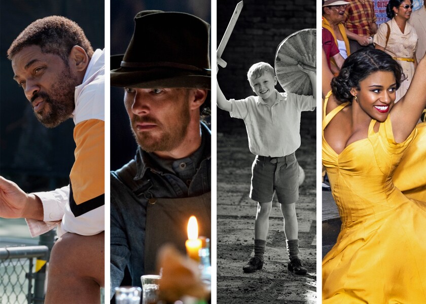 The stars of Oscar-contending movies "King Richard," "Power of the Dog," "Belfast" and "West Side Story"