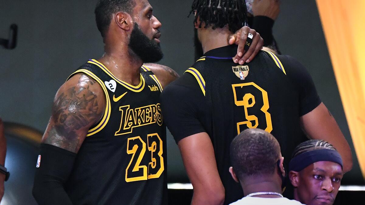 Nike deal means LeBron James will wear No.6 and Anthony Davis will