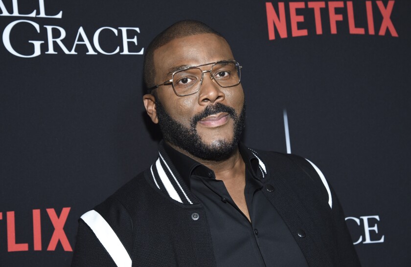 Writer-director-actor Tyler Perry attends the premiere of Tyler Perry's "A Fall from Grace," at Metrograph, Monday, Jan. 13, 2020, in New York. (Photo by Evan Agostini/Invision/AP)