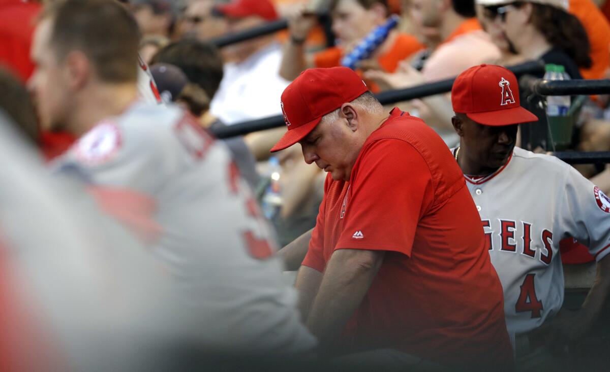 The good news for Manager Mike Scioscia: The Angels were 3-0 this week.
