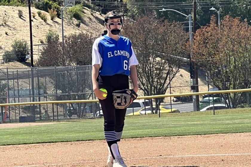 El Camino Real pitcher Brooke DeSmet started for the Royals in their City Section Open Division playoff opener.
