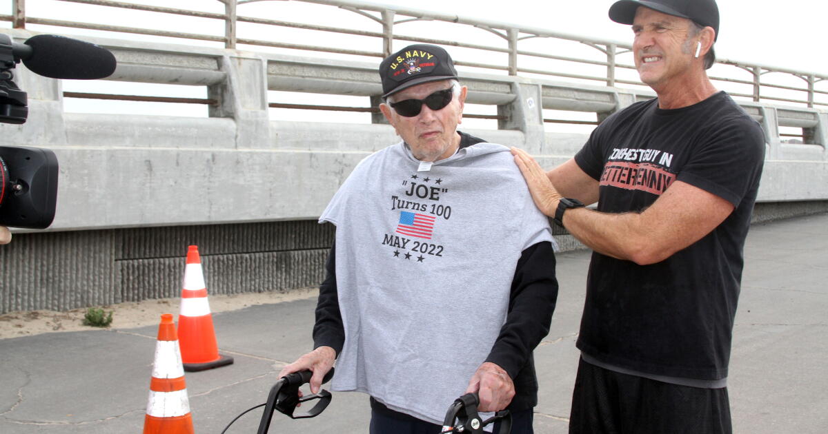 Joe Bush Powder Joe Bush keeps walking toward the century mark at Bolsa Chica State ...
