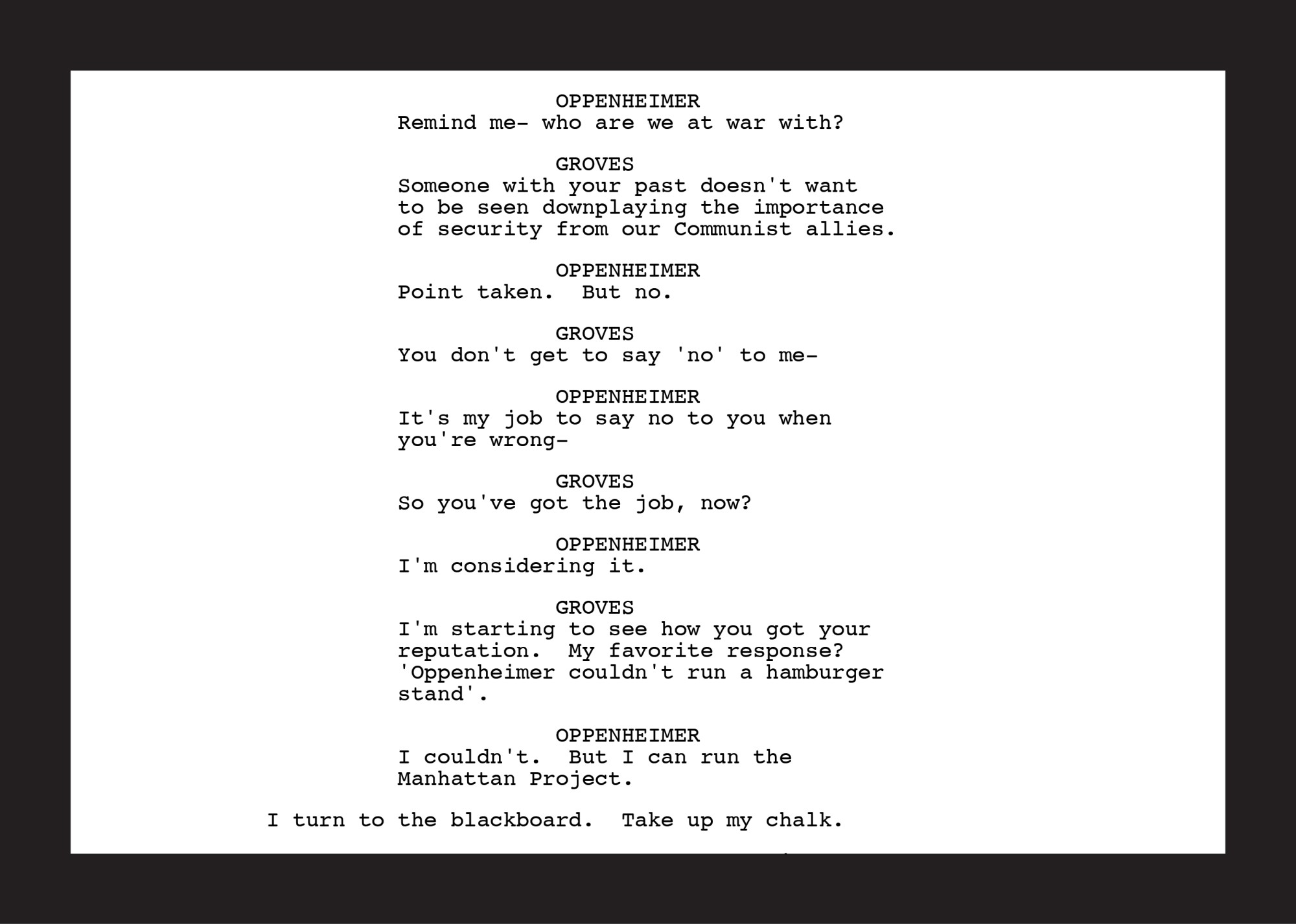 Nolan Script Inside 12 'Oppenheimer' scenes with Christopher Nolan and cast - Los ...