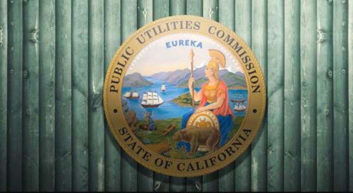 Seal of the California Public Utilities Commission.