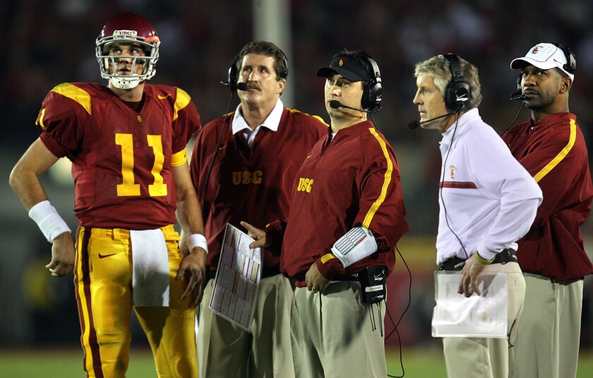 To be succesful in its next football coach hire, USC needs to break away from the Pete Carroll era.