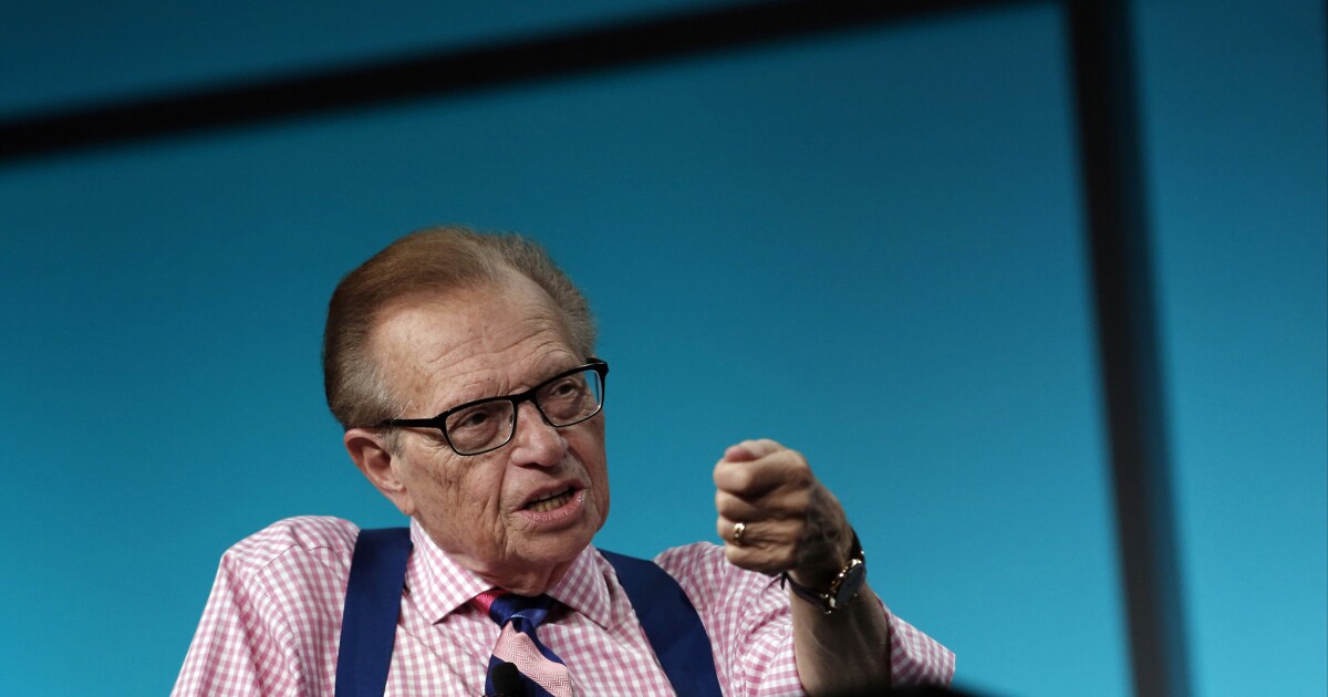 Former talk show host Larry King admitted to hospital with COVID-19