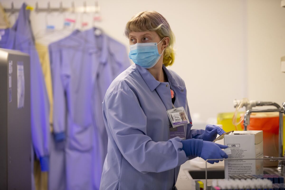 Medical laboratory scientist Mallory O'Malley.