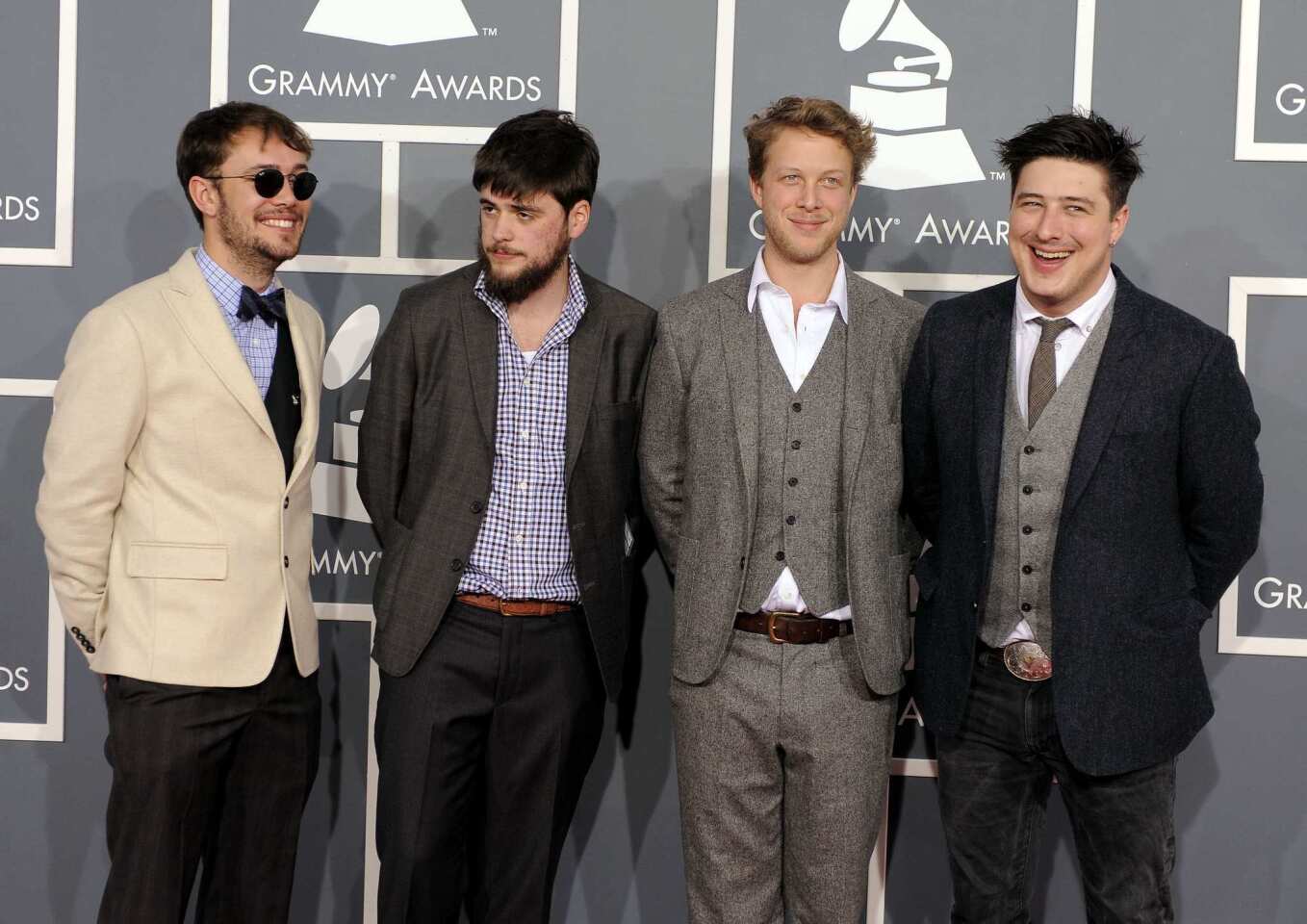 Record of the year nominees Mumford & Sons.
