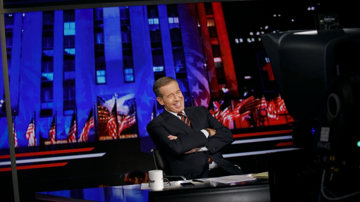 A Revitalized Brian Williams Stays Up Late For Msnbc And President Trump Los Angeles Times