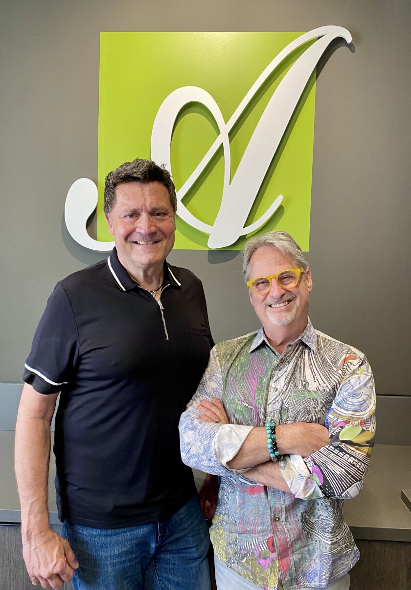 Adelaide's owners Jerry Parent (left) and Larry Anhorn