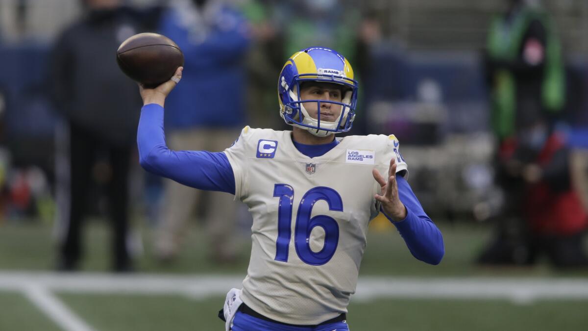 Jared Goff: Los Angeles Rams QB suffers a broken thumb and now a doubt for  Week 17, NFL News