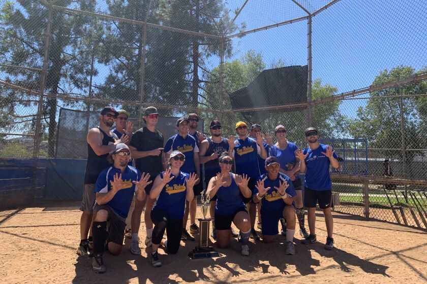 This year’s San Rafael Parish softball team went undefeated. 