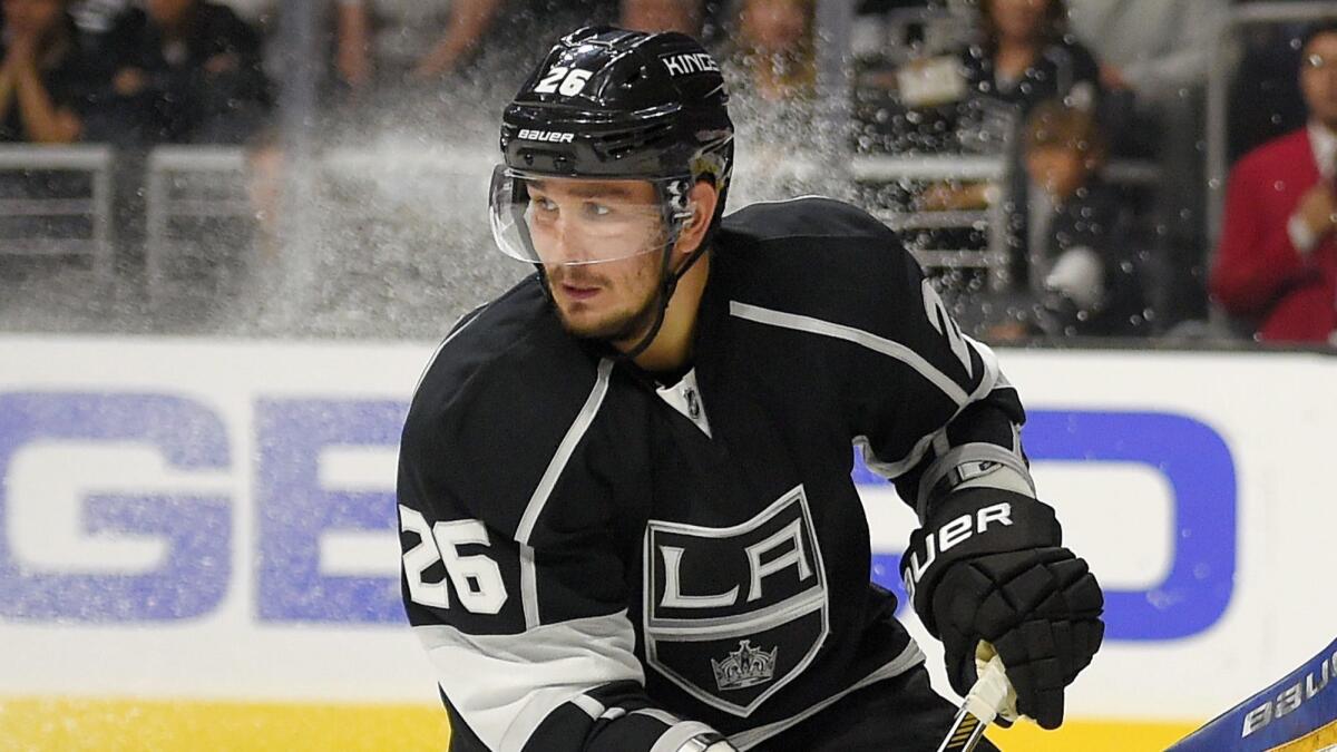 Ex-Kings defenseman Slava Voynov, who is suspended from playing in the NHL for the first half of the 2019-20 season, has signed with Avangard Omsk of the KHL.