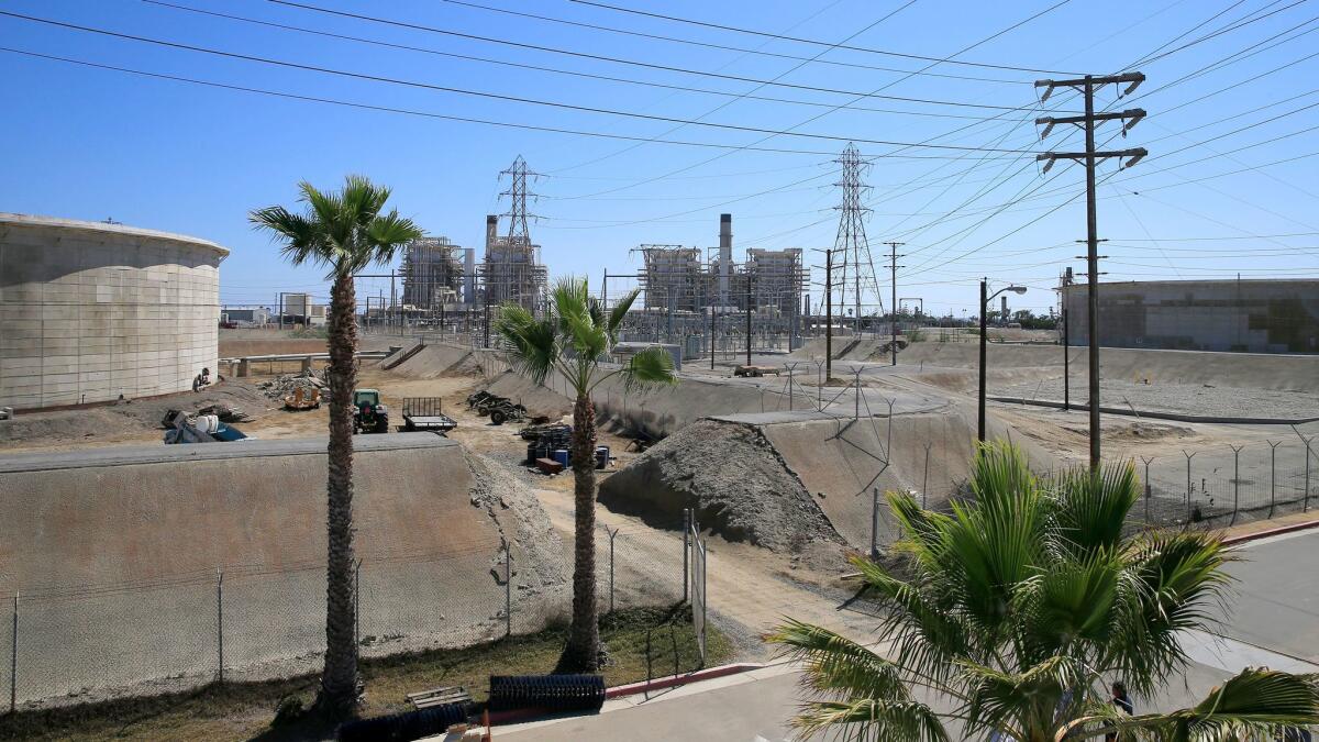 The site of the proposed Poseidon desalinization project, which will be located next to the AES Huntington Beach Generating Station.