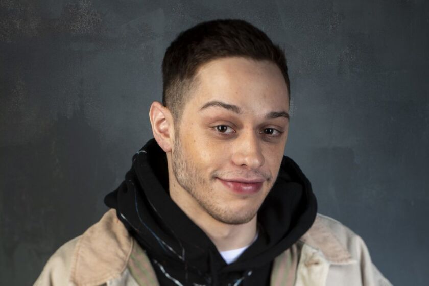 PARK CITY, UTAH -- JANUARY 28, 2019 -- Actor Pete Davidson, from the film, "Big Time Adolescence," photographed at the L.A. Times Photo and Video Studio at the 2019 Sundance Film Festival, in Park City, Utah, United States on Monday, Jan. 28, 2019 (Jay L. Clendenin / Los Angeles Times)