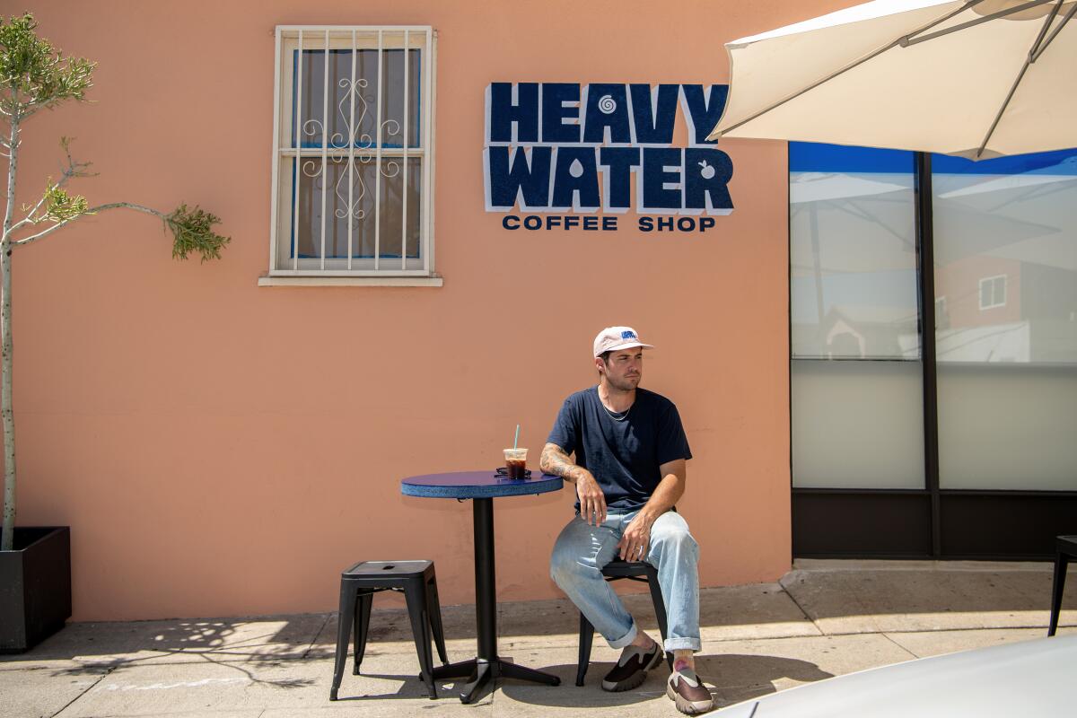 Tim Riley owns Heavy Water coffee shop.