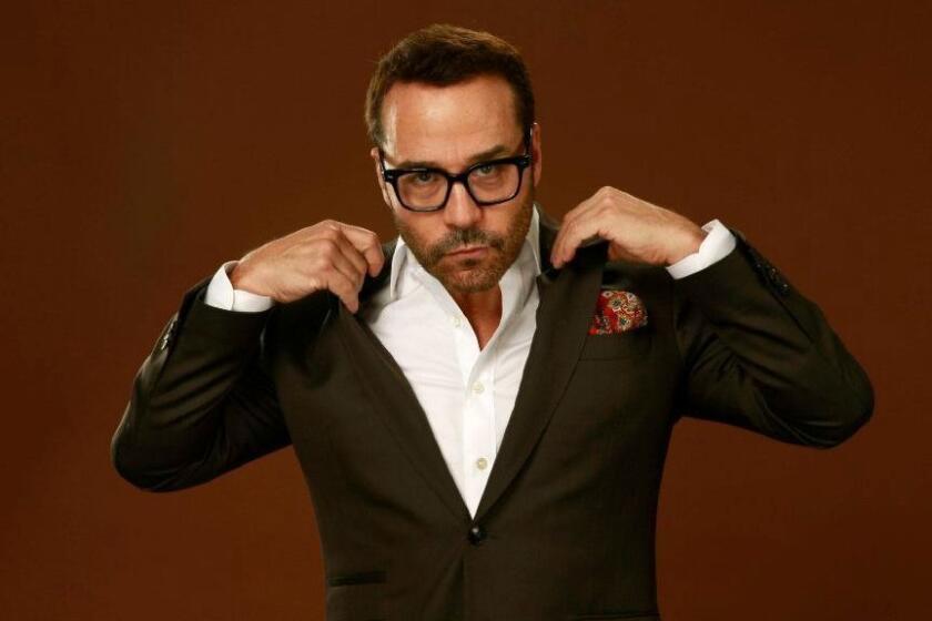 LOS ANGELES, CA -- MAY 4, 2016: Jeremy Piven gets ready to bid farewell to Mr Selfridge, who is closing its doors and the show after four series. (Kirk McKoy / Los Angeles Times)