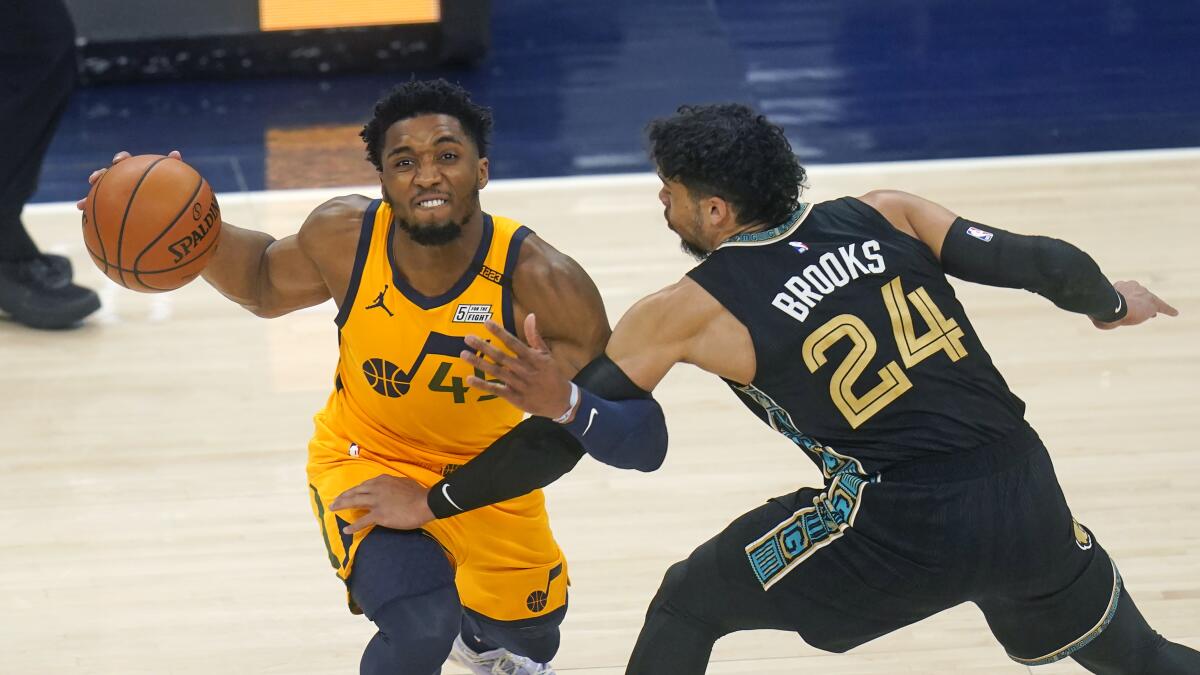 Donovan Mitchell Scores 46 Points In Return To Utah