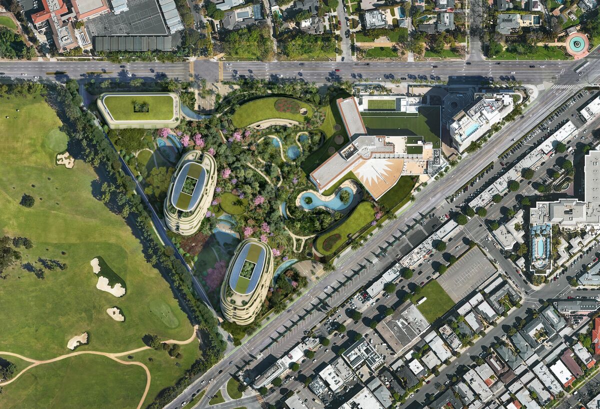 Rendering of One Beverly Hills