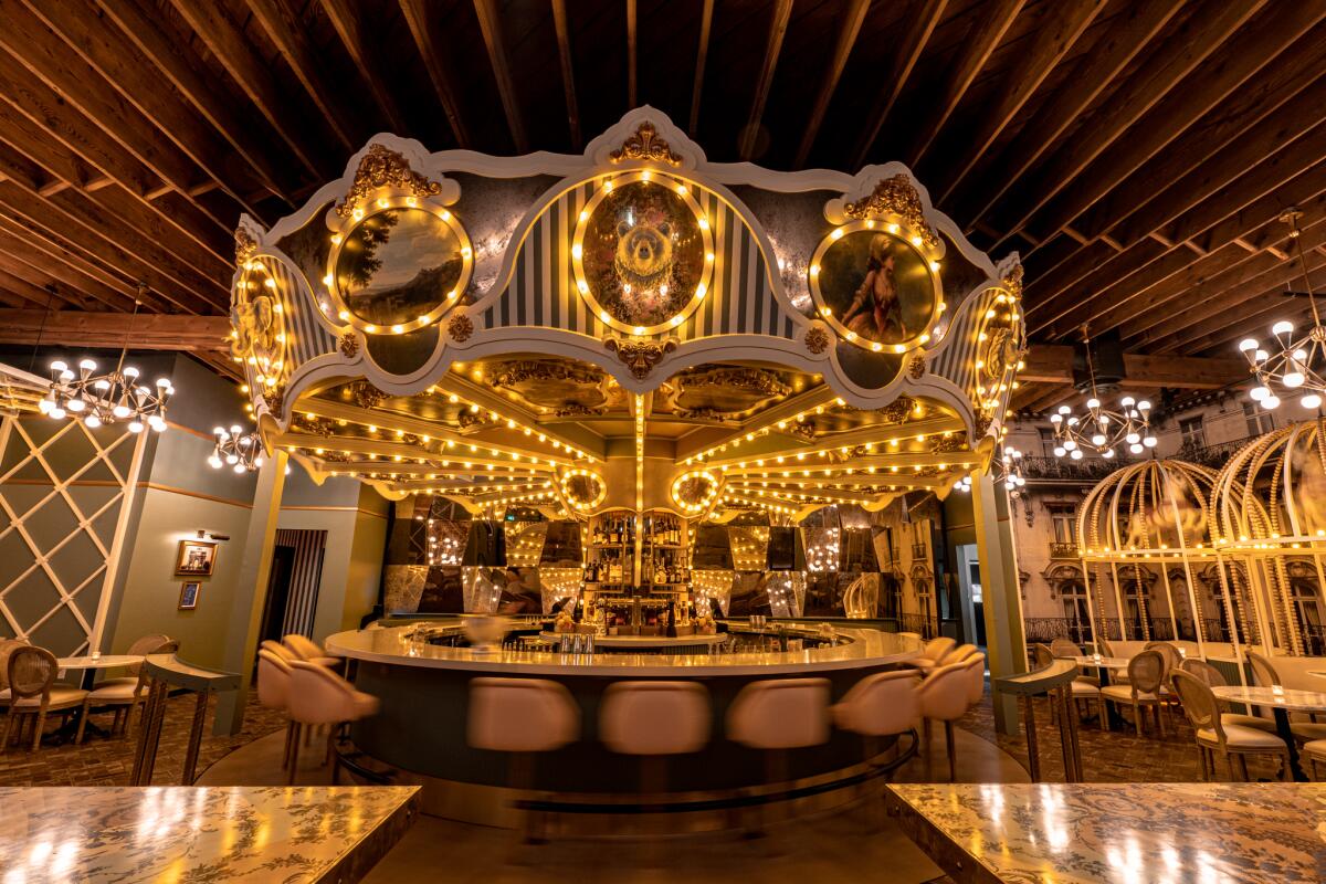 Wolfie's Carousel Bar is located at 2401 Kettner Blvd. in Little Italy.