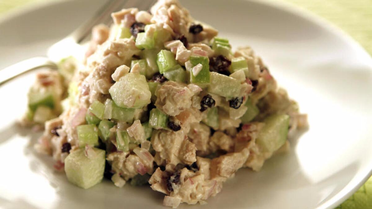 Green apple chicken salad