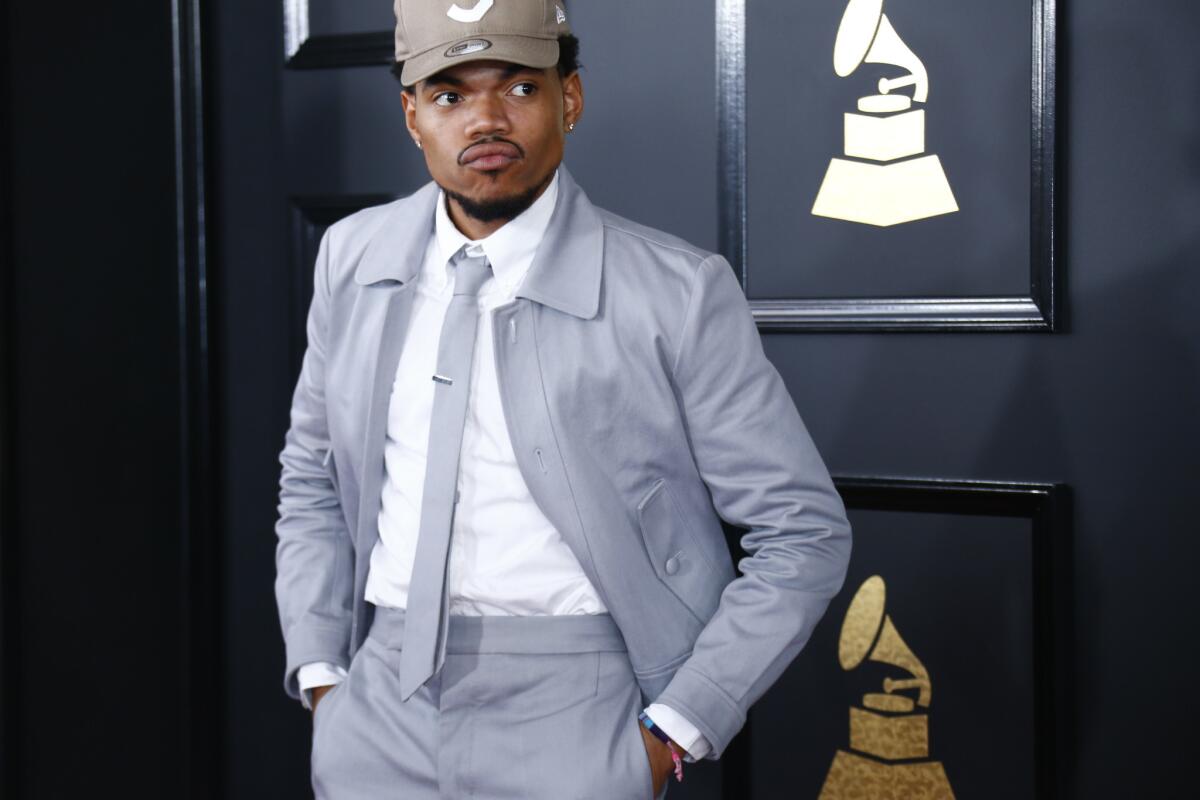 Chance the Rapper donates $1 million toward mental-health resources in Chicago.