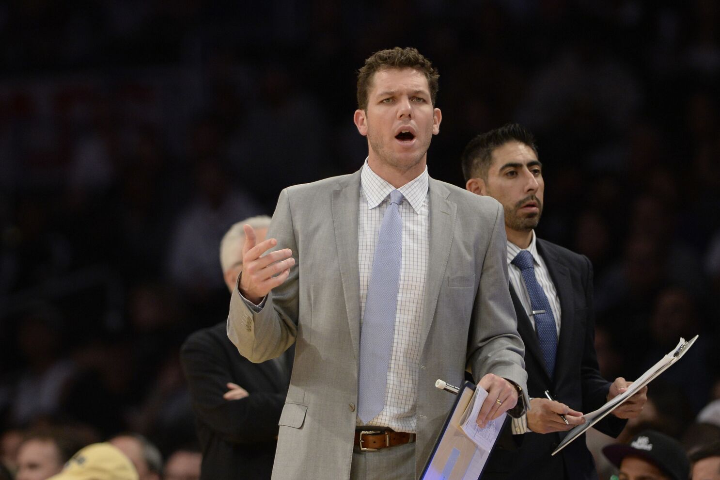 Lakers Coach Luke Walton is ejected in first period of game against Kings -  Los Angeles Times