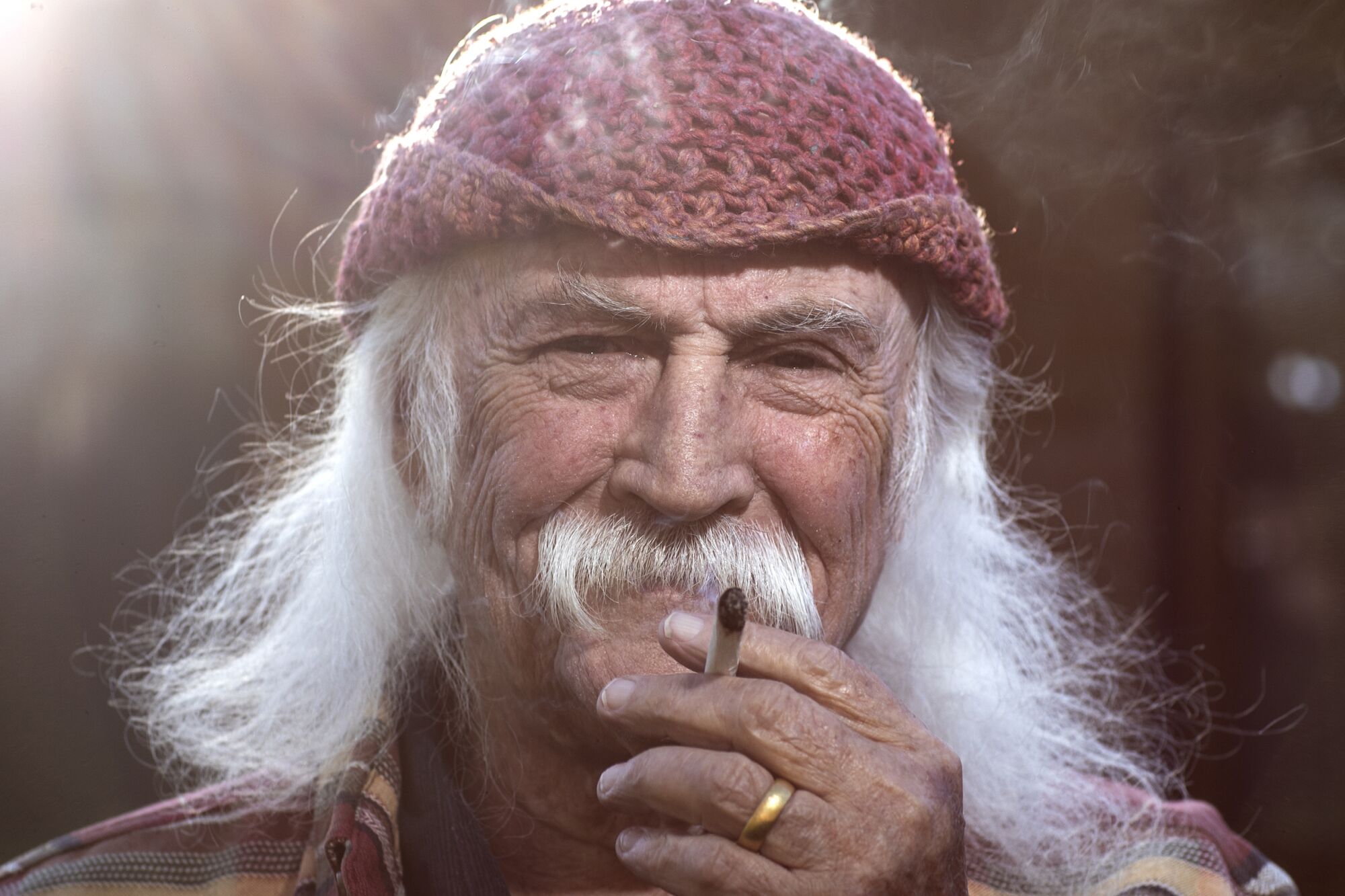 David Crosby at his home in Santa Ynez, Calif.