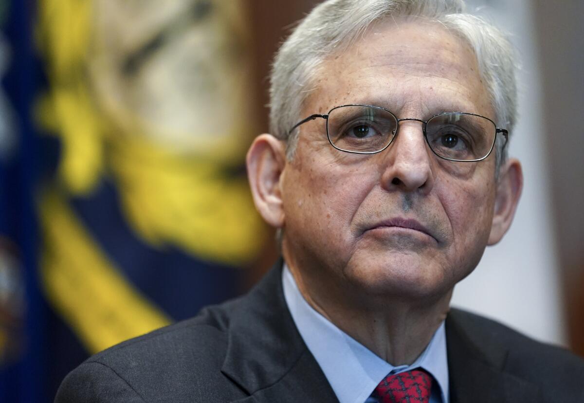 Atty. Gen. Merrick Garland.