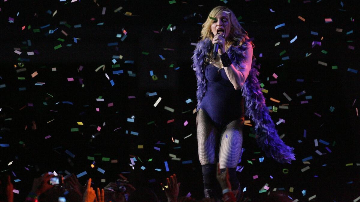 Madonna at Coachella in 2006.