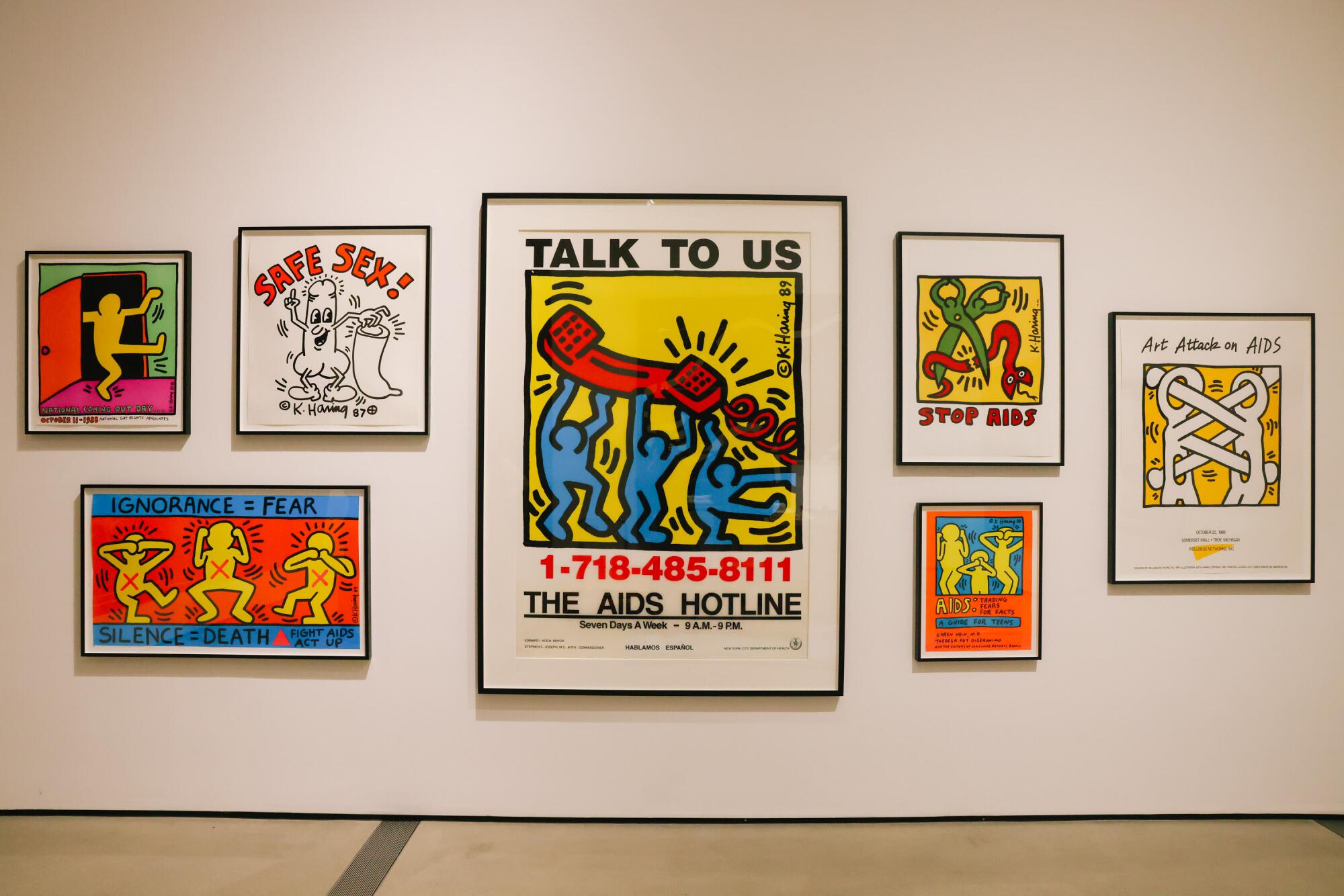 Keith Haring's posters.
