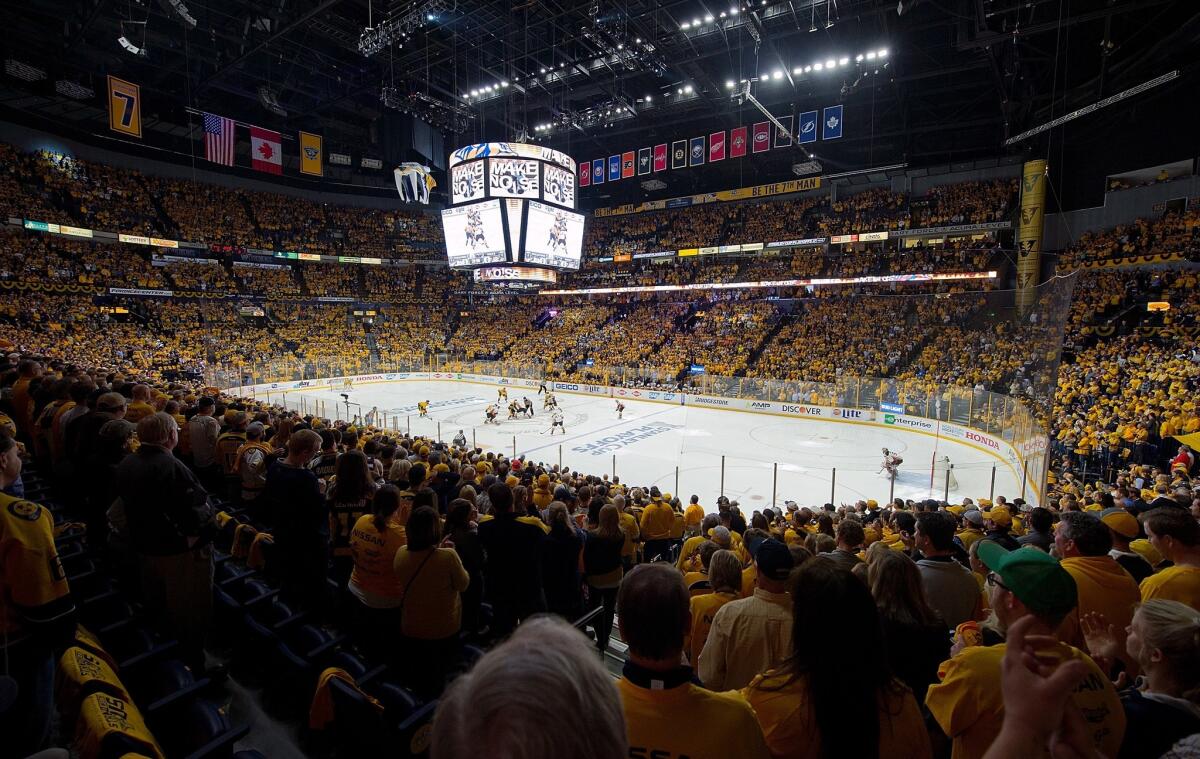 The Ducks had no trouble dealing with the crowd at Bridgestone Arena on Tuesday, handing Nashville a 3-0 loss for their first win in the teams' playoff series.