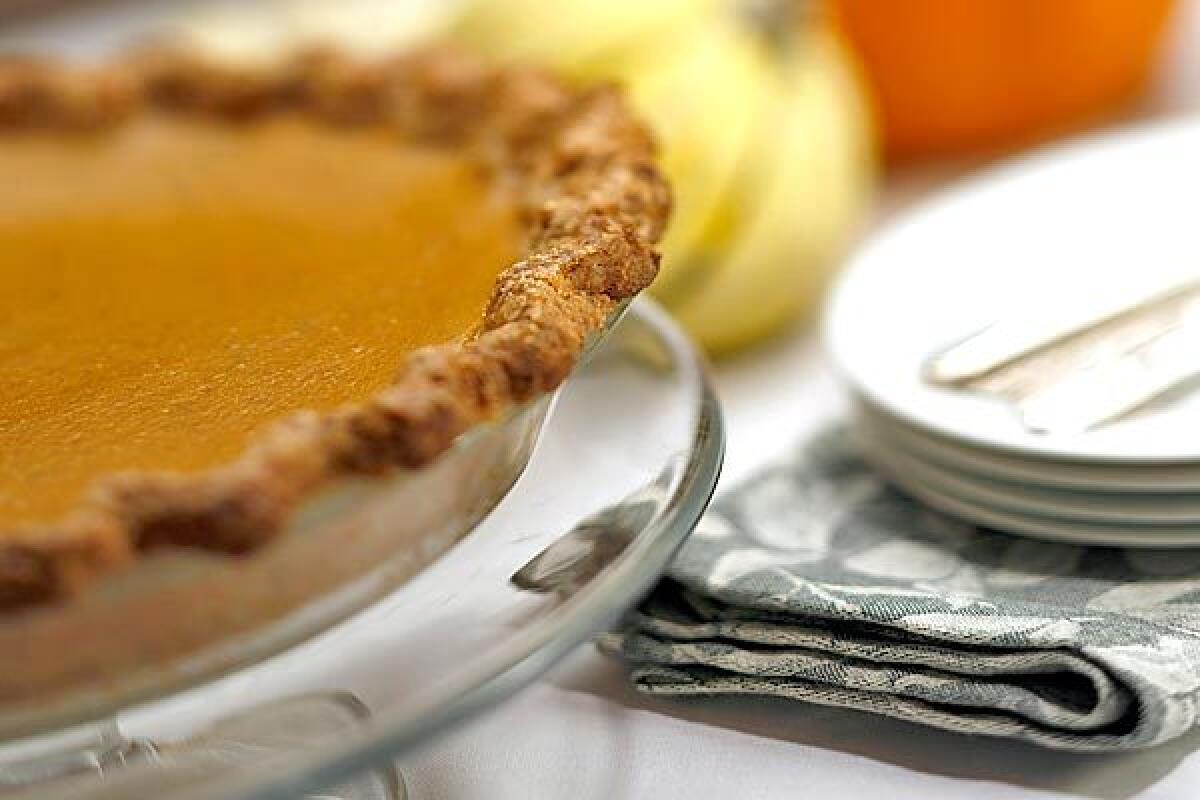 Pumpkin pie is best when spices don't overwhelm the squash's natural flavor.