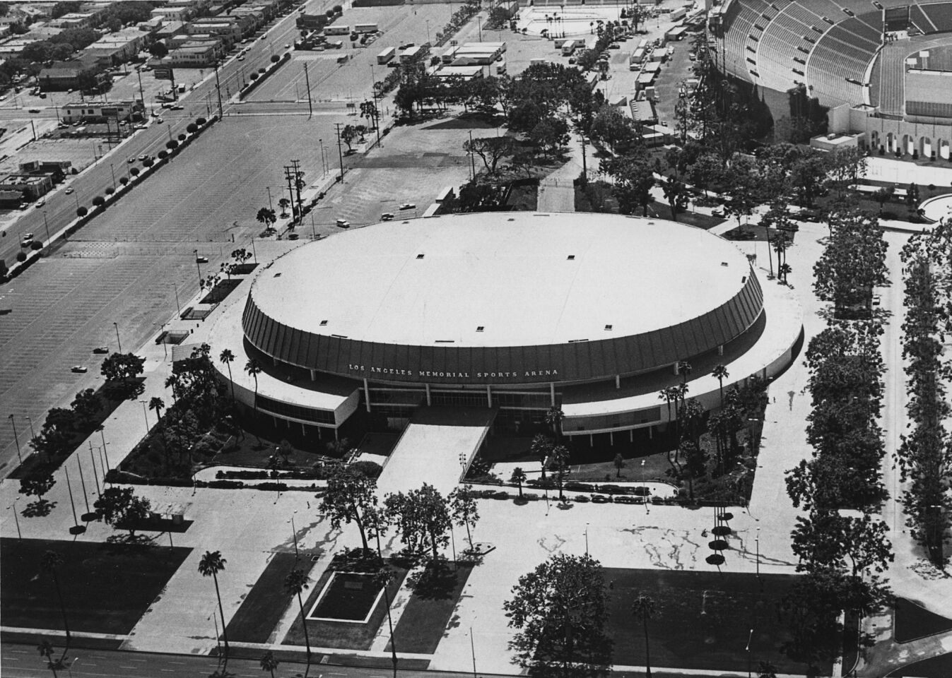 Los Angeles Sports Arena events through the years