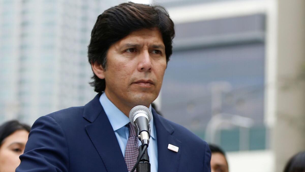 State Senate President Pro Tem Kevin de León plans to introduce legislation that would allow people to make charitable donations to the state instead of paying income taxes.