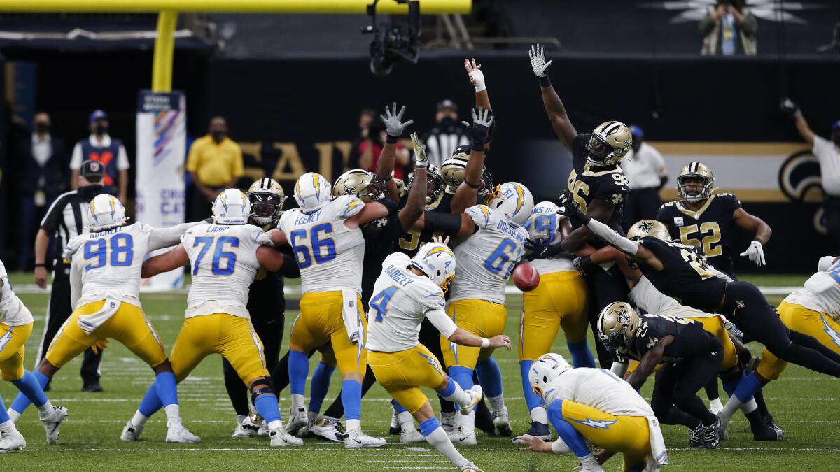 Chargers Final Score 20-17: Badgley comes through with GW field goal -  Bolts From The Blue