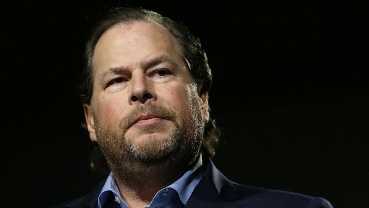 Salesforce founder Marc Benioff: “The customers have spoken, in terms of the revenue acceleration of the cloud companies.”