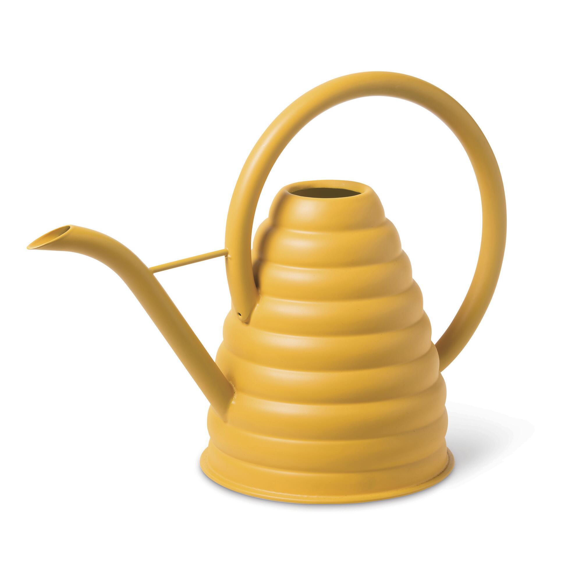 Bee Skep watering can from Gardener's Supply Company.