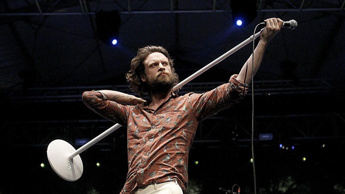 Singer-songwriter Father John Misty headlines a show on Sunday at the Hollywood Bowl.