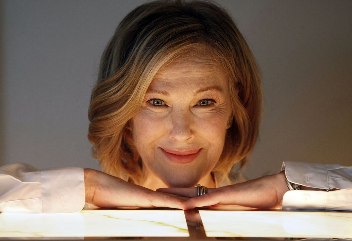 "A.C.O.D." actress Catherine O'Hara, also known for "SCTV" and Christopher Guest's comedies, credits her parents for her sense of humor.