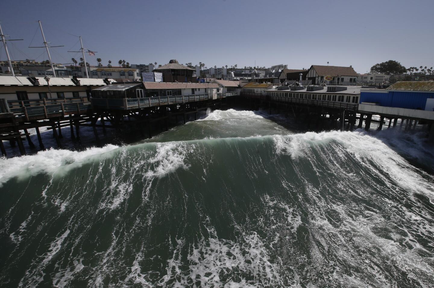 Big waves and wind