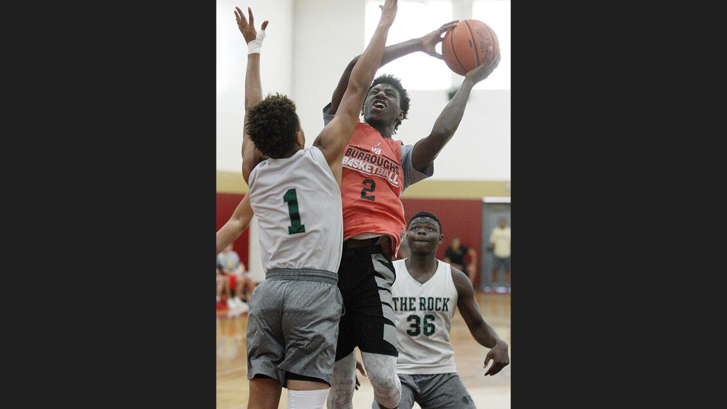 Photo Gallery: Summer league basketball in Glendale College Shootout between Burroughs and Eagle Rock