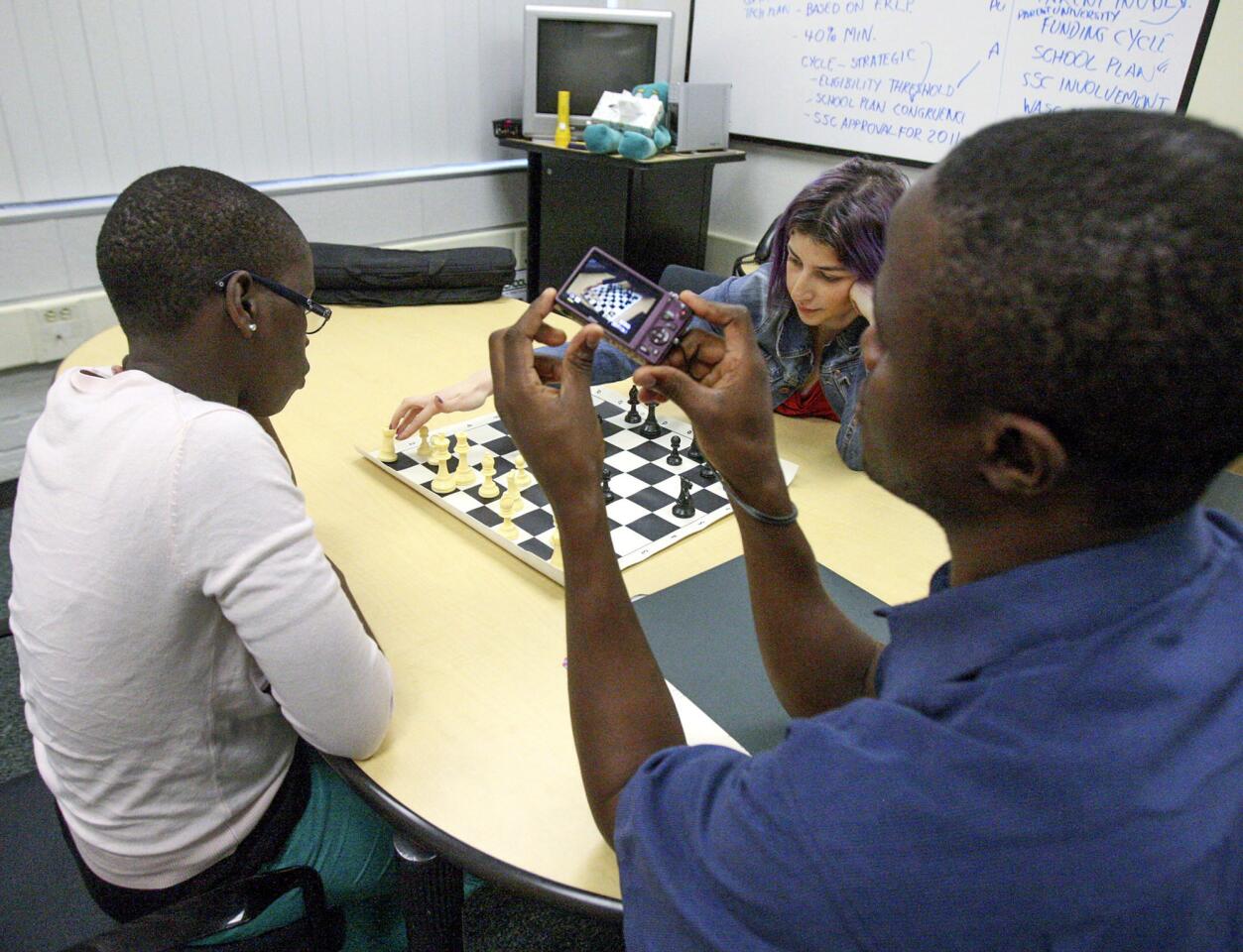 Photo Gallery: Ugandan chess champion Phiona Mutesi visits Clark Magnet