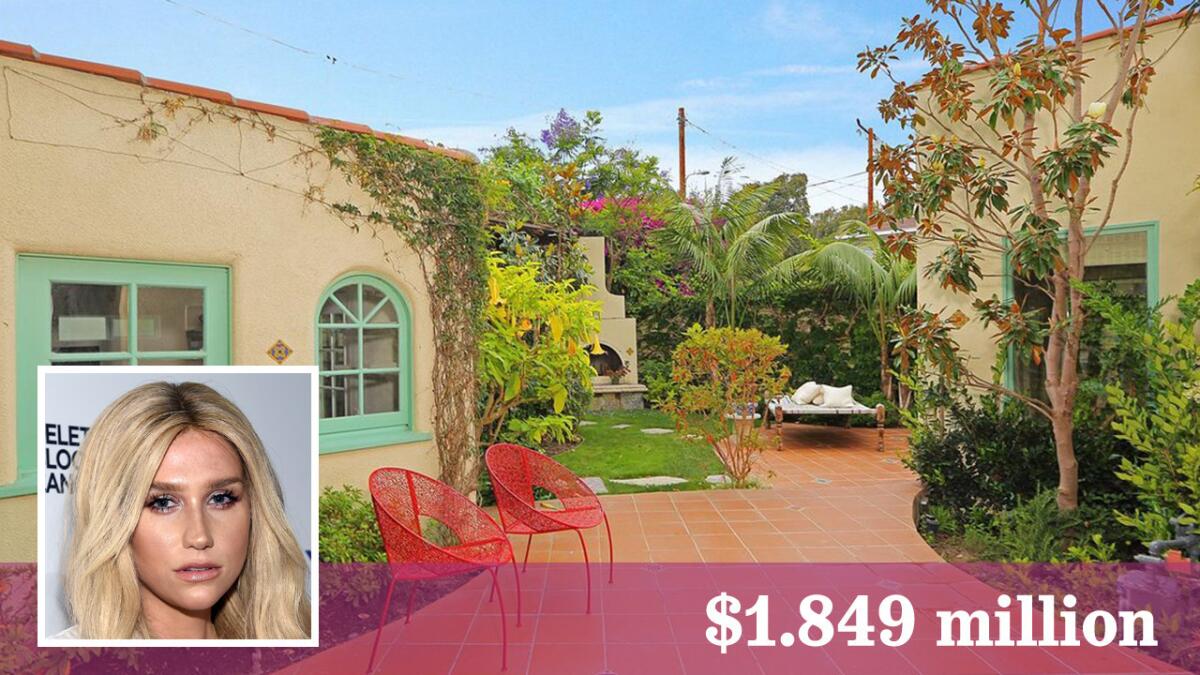 Singer-songwriter Kesha has listed a home for sale in Venice at $1.849 million.