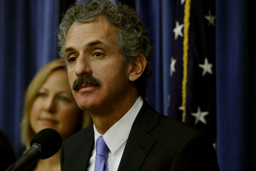 City Atty. Mike Feuer, seen here in 2013, filed a lawsuit Wednesday to have a court-appointed receiver take control of two nonprofits affiliated with the Department of Water and Power.