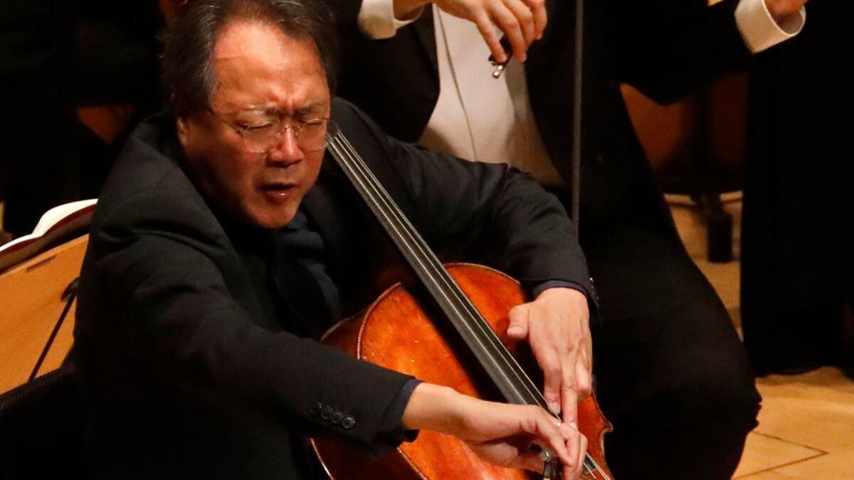 Yo-Yo Ma performing Esa-Pekka Salonen's new Cello Concerto.