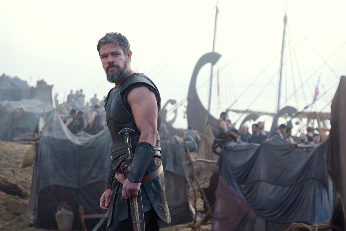 Matt Damon stars as Odysseus in Christopher Nolan's take on the Homer classic.